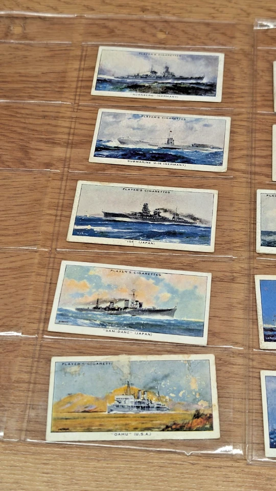 Set of 15 Vintage “Modern Naval Craft” Cigarette Cards – John Player & Sons – - Image 4 of 4