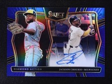 Jackson Chourio /49 Auto 2025 Panini Select - Diamond Action Signatures #DAS-JC 