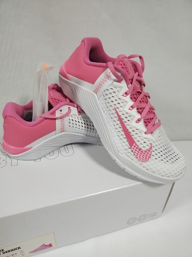 Nike Metcon Crossfit Zapatos de Entrenamiento Rosa y Blanco DA2894-991 Talla 6.5 Nuevos - Imagen 3 de 14