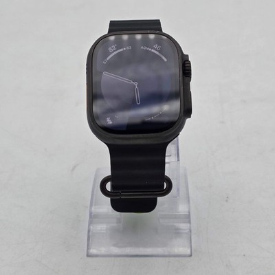 GPS Only Apple Watch Ultra 2 49MM Natural Titanium Black Ocean Band MX4R3LW/A