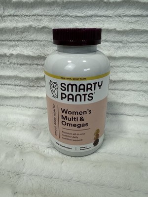 Smarty Pants Womens Milti Omegas, 180 Gummies, Whole Body Health Exp 01/26 Read