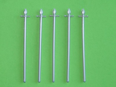 TIMPO TOYS    5x  Lanze  Ritter   Nordstaatler  Südstaatler