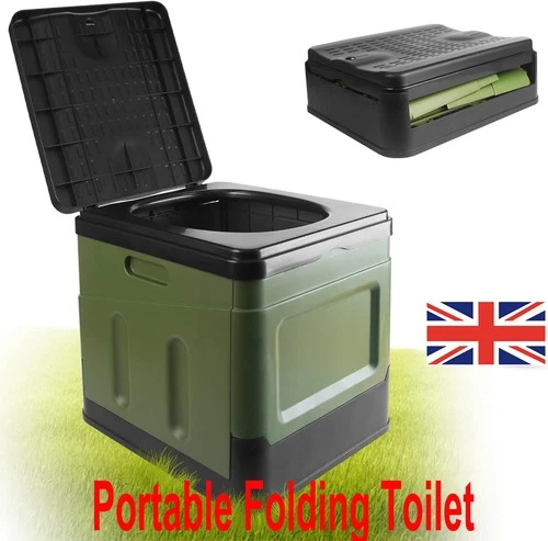 Portable Potty for Camping Folding Travel Toilet Camping Toilet Picnic Fishing