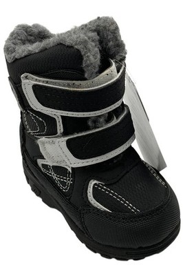 Totes Toddler Boys Tayton Winter Boots Black/Gray