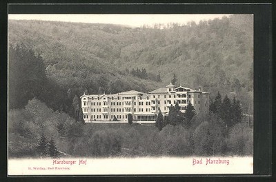 Ansichtskarte Bad Harzburg, Hotel Harzburger Hof im Walde 