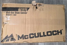 McCulloch MC1275 Heavy-Duty Steam Cleaner, 45 Minute Runtime, 18 Accessories:NEW