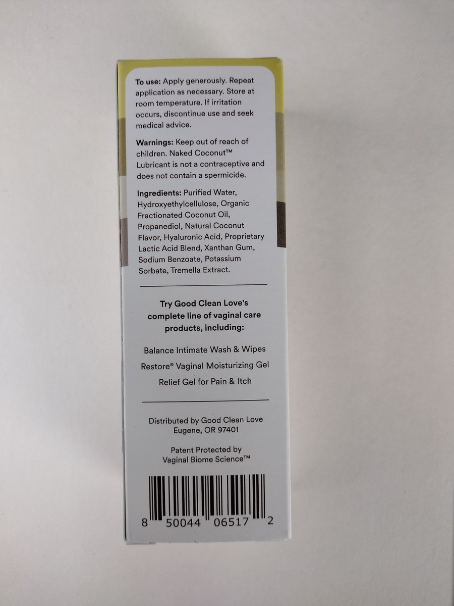 percussion vs vibration massage gun reddit Good Clean Love Naked Coconut Water & Coconut Oil Based Personal Lubricant  NEW