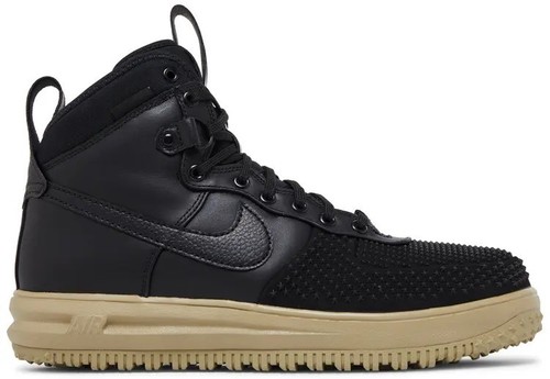 Nike Lunar Force 1 Duckboot Shoes 'Black/Neutral Olive' (DZ5320