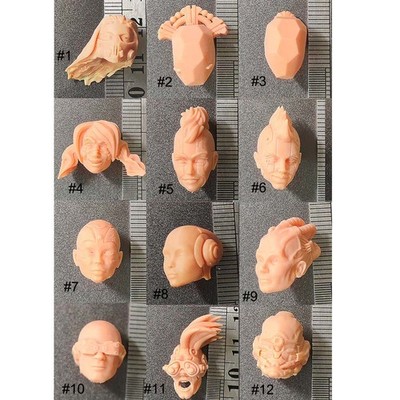 Unpainted 1/18 Punk Cyberpunk Head Sculpt For 3.75'' Figure joytoy acid rain pgv
