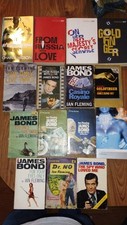 JAMES BOND 007  15 books old and new original with Dr No