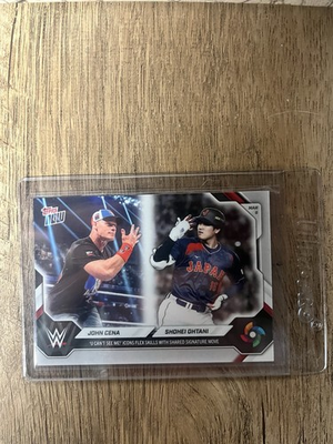 #ad 2026 World Baseball Classic Topps Now #WBCO John Cena Shohei Ohtani PR:55002 $6.29