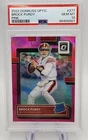 2022 Panini Donruss Optic Rated Rookie Brock Purdy #277 Pink Prizm (RC) PSA 10