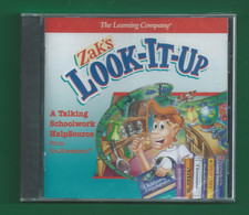 Zak's Look-It-Up - A Talking Schoolwork HelpSource Windows Brand NEW Sealed CD