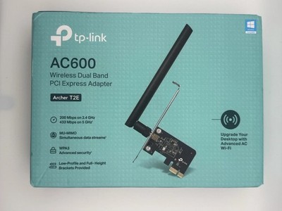 TP-Link AC600 Archer T2E PCIe WiFi Card for Desktop PC Dual Band PCI Adapter