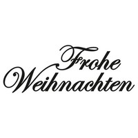 Holzstempel MIT Schriftzug Frohe Weihnachten 50 X 18 Mm HOLZ-STEMPEL