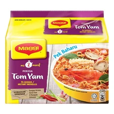 Maggi Mee 2-Minute Tom Yam Instant Noodles/5x75gram FREE SHIPPING WORLDWIDE