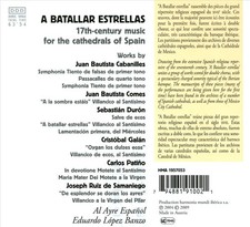 AL AYRE ESPANOL / EDUARDO LOPEZ BANZO A BATALLAR ESTRELLAS: 17TH CENTURY MUSIC F
