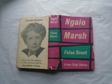 1960 False Scent Ngaio Marsh First Edition Dust Wrapper