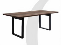 Esstisch Stil Modern Farbe Braun Neu Bequem Esszimmer Holz Rechteckig