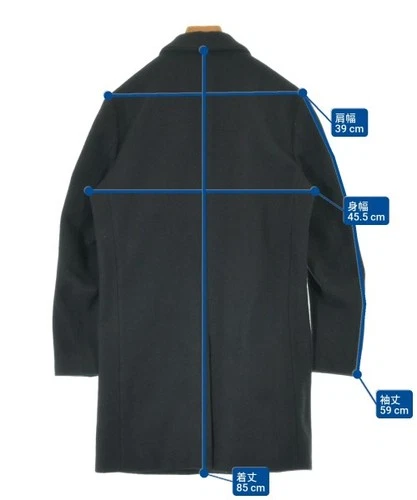 STUDIOUS Casual Jackets Black 1(Approx. S) 2200676125047 image 6