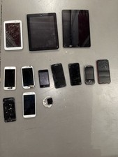 13 Pc Electronics Lot Apple iPhone iPad Samsung Phones Watch Parts Repair