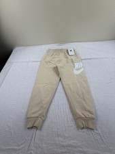 Nike Sweatpants Youth Sz Sm Sandrift Club Fleece Joggers Tags Read 42
