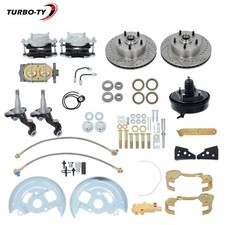 67-69 For Camaro Power Disc Brake Conversion Kit Drilled Slotted Gm-227