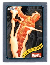 2025 Marvel Topps Chrome #40 Human Torch Non Sport