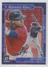 2021 Donruss Optic Diamond Kings Red Pandora Prizm 34/99 Jose Ramirez #8 0m4q