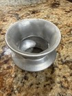 Vintage Miniature Aluminum Tobacco Spittoon Personal Spittoon — photo 2