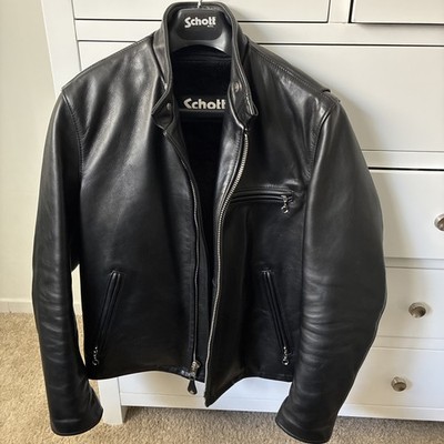 Schott Leather Jacket / US 38 /