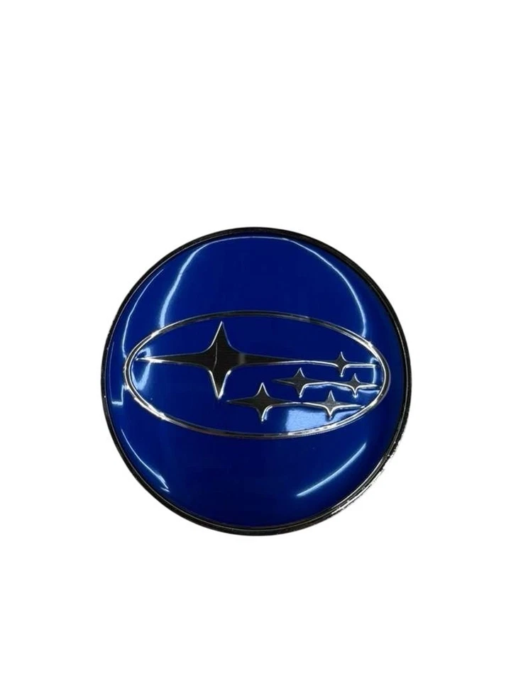 SET OF 4 SUBARU WHEEL CENTER CAPS BLUE LOGO 60MM 28821SA030 FITS MOST MODELS - Image 3 of 4