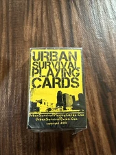 Unique Urban Survival 52 Playing Card Poker Deck (2010) With Survival Tips- NEW