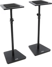 On-Stage SMS7500 Wood Studio Monitor Stands - Black
