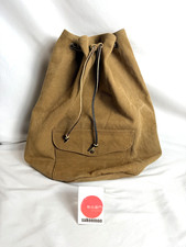 Filson Washed Canvas Cinch Pack Tan Made in USA Discontinued Rare Backpack