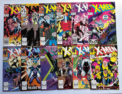 Uncanny X-men 243 244 245 246 247 248 249 250 251 252 253 254 Marvel Comics 1989