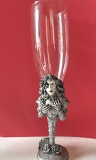 Paul Stanley KISS Vandor 1998 Hand Blown Glass Goblet Original Rock Collectible