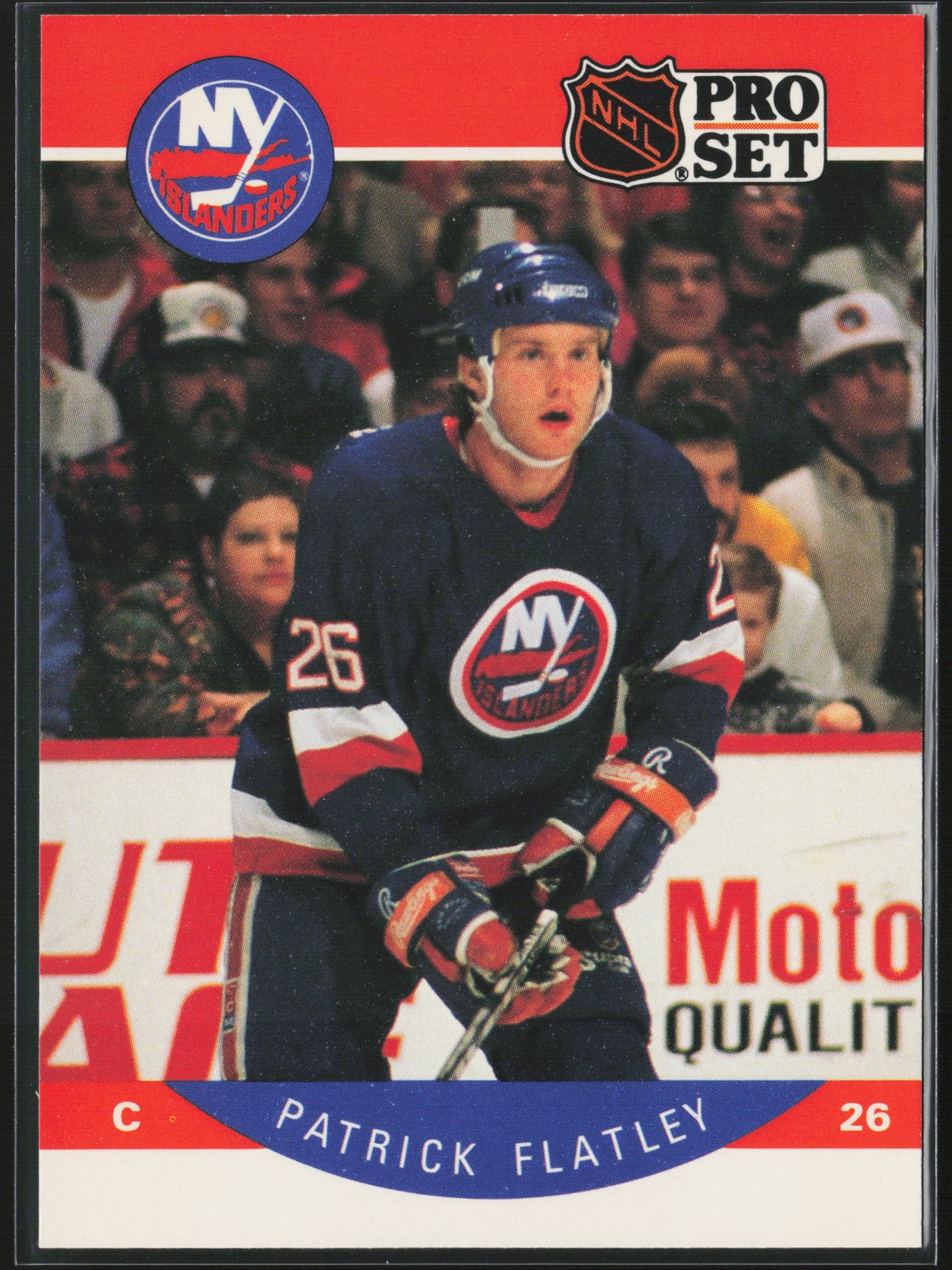 1990-91 Pro Set #182b Patrick Flatley