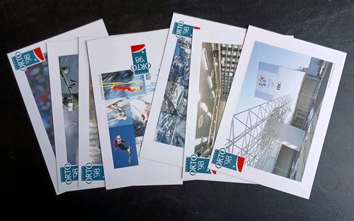 8 ORTO 1998 Nagano Winter Olympics Postcards Japan