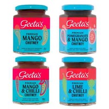 Geetas Mango Chutney Chilli Lime Flavours Premium Chutney Indian