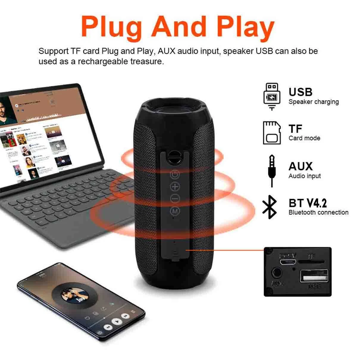 Tf card sale speaker