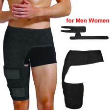 Men Women Hip Brace Compression Groin Support for Sciatica Pain Relief Recovery