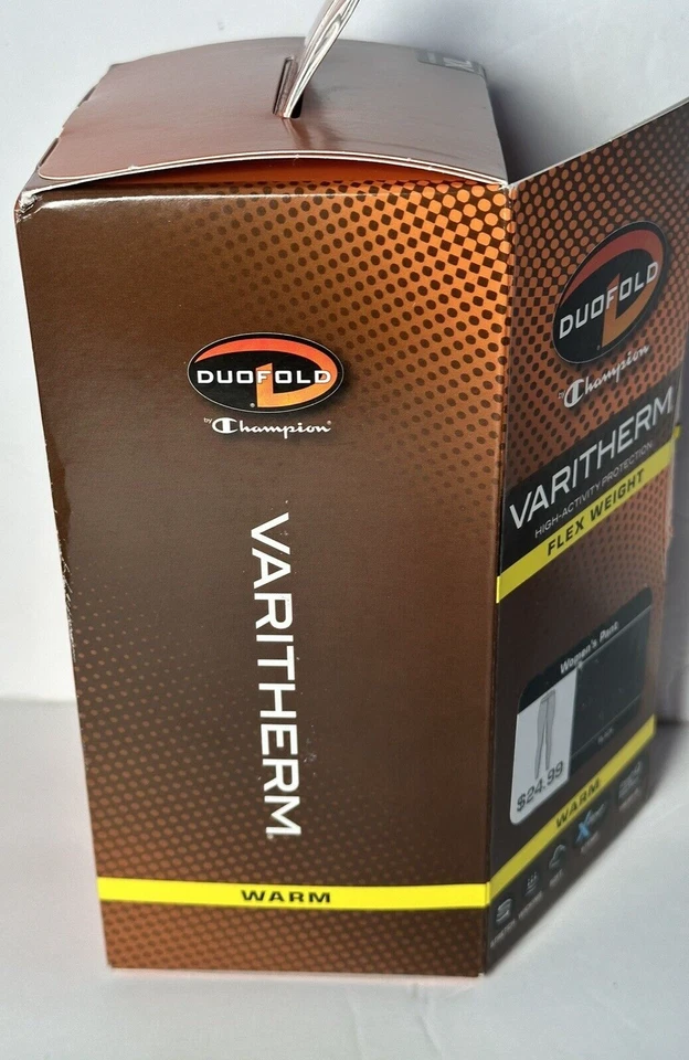 Duofold Women's 35-37 1/4 XL Warm Pants Champion Varitherm Flex Weight Black New - Image 4 of 4