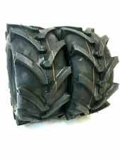 2 R-1 Lug Tires 18x8.50-10 4P AG Tread 🌾 Lawn Garden Tractor Pair 18x8.5-10