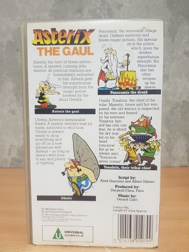 Asterix The Gaul VHS Video Tape - Unit Only - Picture 9 of 16