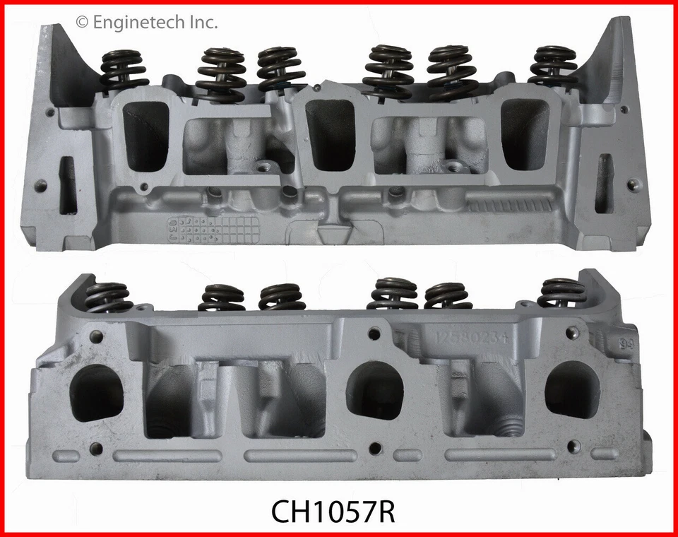 Culata derecha completa Enginetech para 05-09 Chevrolet 3,4 L/207 #082.234E Foto 3 de 3