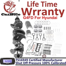 Fit HYUNDAI KIA 1.6L Engine Rebuild Kit - Crankshaft Con Rods Bearing Gasket Kit