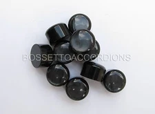 Accordion BUTTONS BLACK PEARL 13x9 (mm)