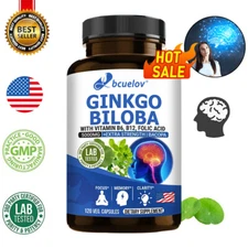 Ginkgo Biloba Contains Vitamins B6 B12 Folic Acid + Super Purslane|Healthy Brain