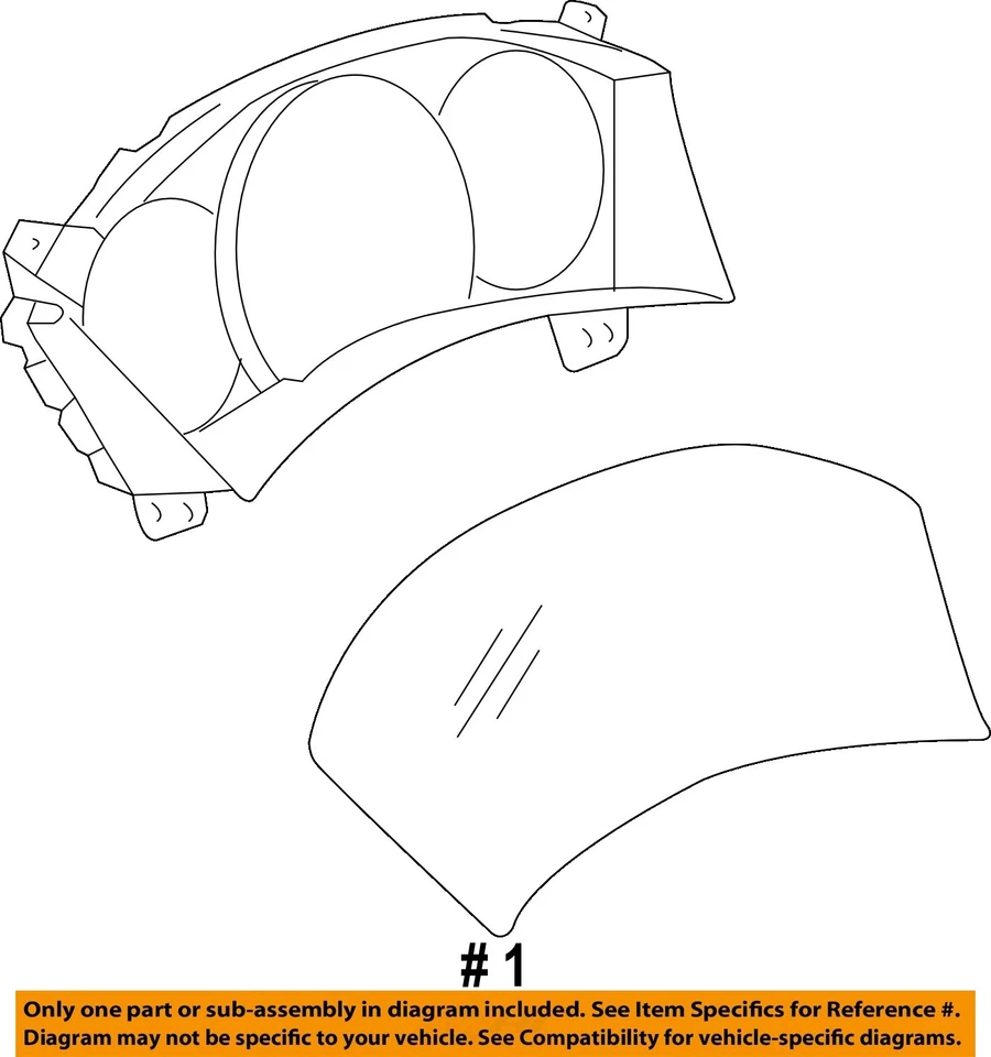 Medidor de velocímetro usado se adapta a: Pontiac Grand Prix 2008 US Cluster 3,8 grado A Foto 4 de 4